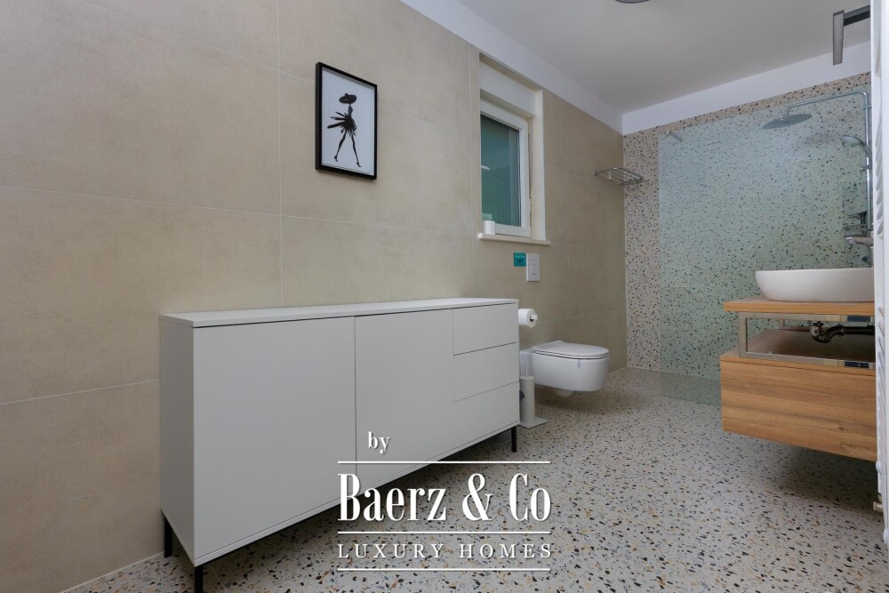 Kostrena, a house with a swimming pool and a stunning open sea view image
