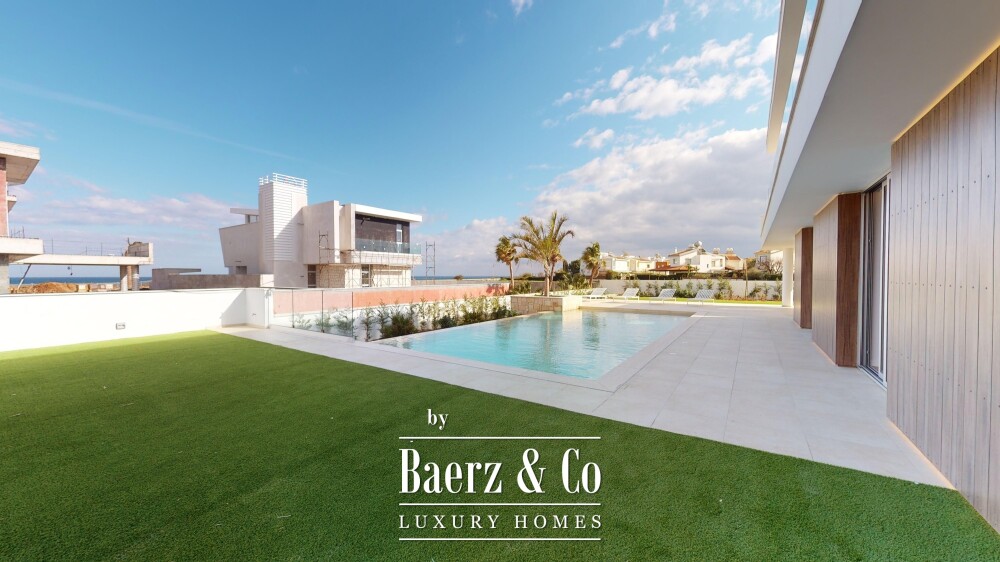 Blue Sky Exclusive Collection – key ready 5 bedroom beachfront villa with infinity pool and lift, Pervolia (villa 4) image