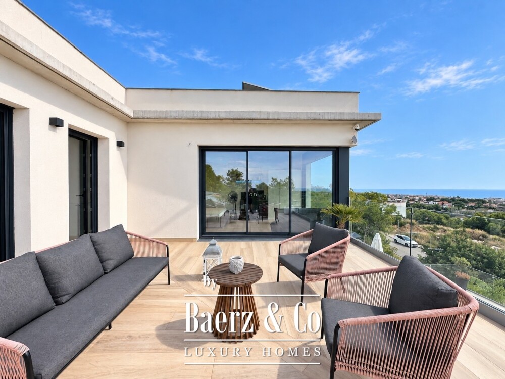 Contemporary Villa with Panoramic Mediterranean Sea Views in Cunit image
