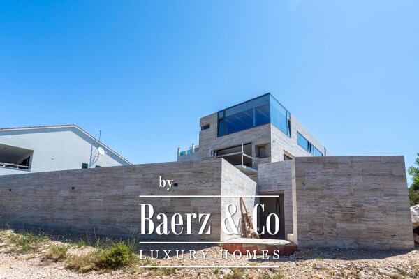 photo 6 Rogoznica, Ražanj, luxury villa under construction in a unique location, first row to the sea