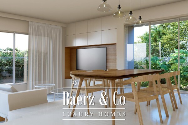 photo 7 Kaštel Novi, modern villa under construction with pool and sea view.