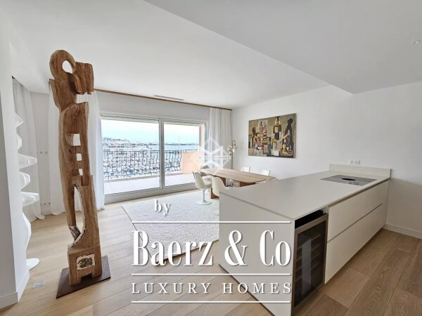 photo 6 Quai Saint Pierre, top floor beautiful apartment with view on Port and sea