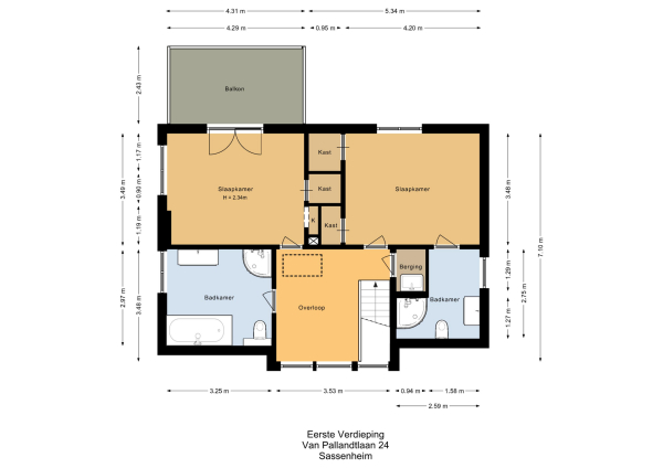 Floor Plan 2 - van Pallandtlaan 24