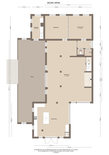 Floor Plan 1 - Leendertdijk 7