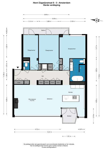 Floor Plan 1 - Henri Zagwijnstraat 6 3