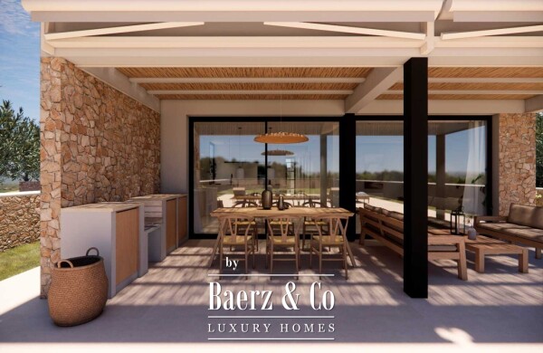 photo 6 A CUSTOM-MADE PARADISE: LUXURY VILLA PROJECT WITH POOL IN SA CALETA, CIUTADELLA, MENORCA