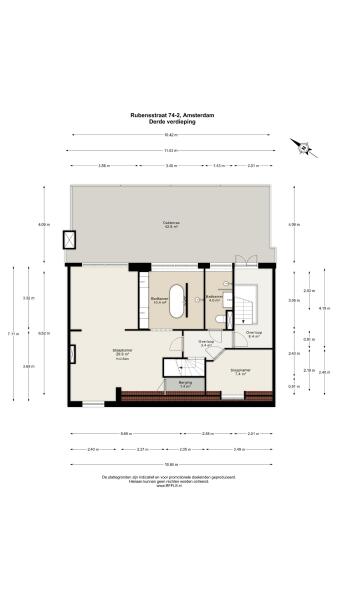 Floor Plan 3 - Rubensstraat 74 2