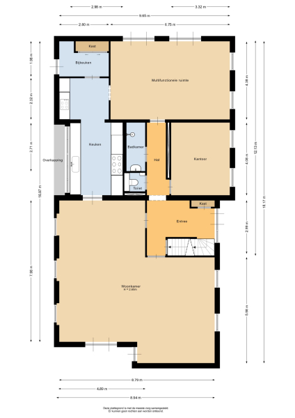 Floor Plan 1 - Hoevensestraat 10