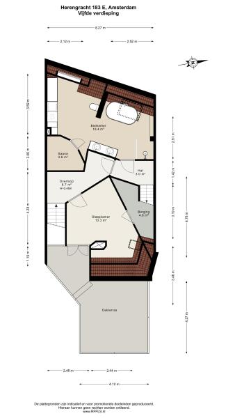 Floor Plan 5 - Herengracht 183 E