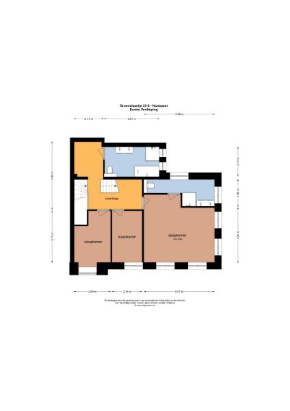 Floor Plan 2 - Groenelaantje 35 g