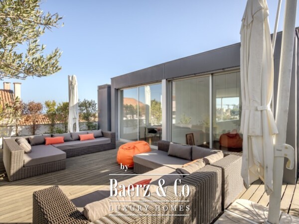 photo 1 3 + 2 Bedroom Duplex Penthouse with Private Terraces, Pool and Sea View in Cascais