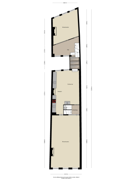 Floor Plan 3 - Nieuwe Rijn 17
