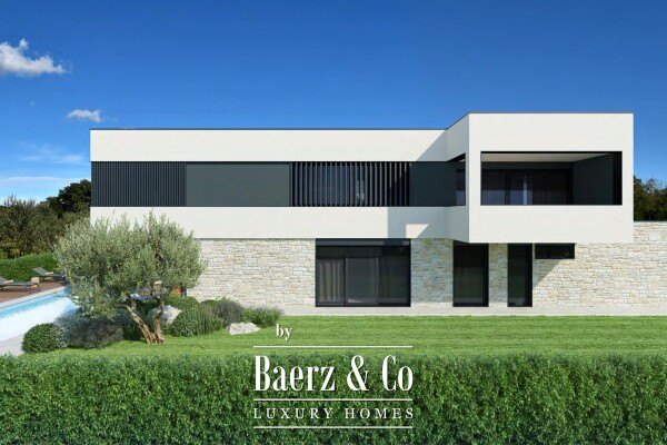 photo 2 Istria, Poreč, modern villa under construction with sea view