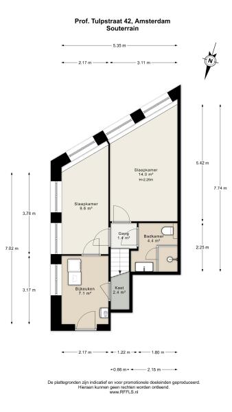 Floor Plan 2 - Prof. Tulpstraat 42