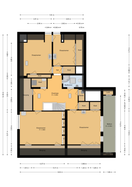 Floor Plan 5 - Nieuwe Grensweg 2