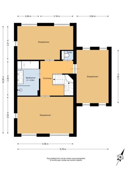 Floor Plan 2 - Binnengracht 8