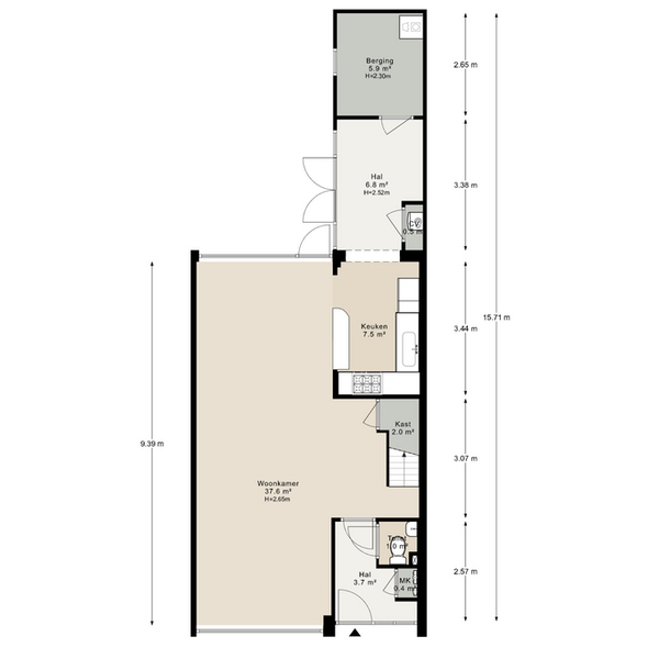 Floor Plan 1 - Holtmeulen 28